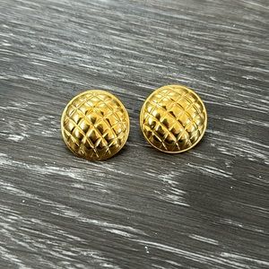 Monet Vintage Gold Tone Earrings